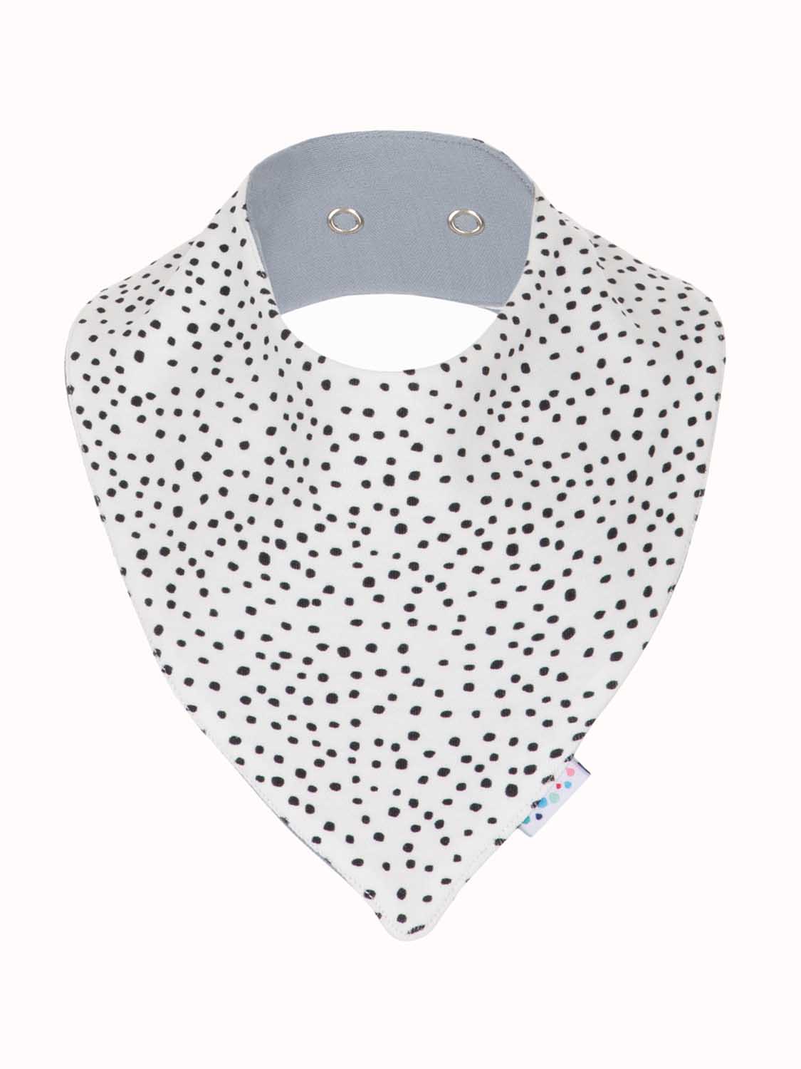 Baby Merino Bandana Bib Accessory Superlove Merino monochrome spot #colour_speckle