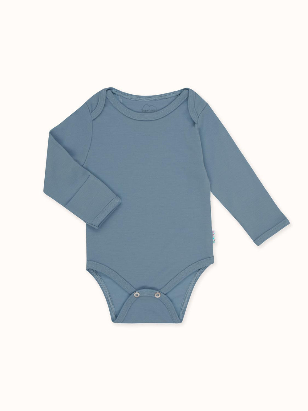 Baby Merino Bodysuit Superlove Merino blue #colour_lake