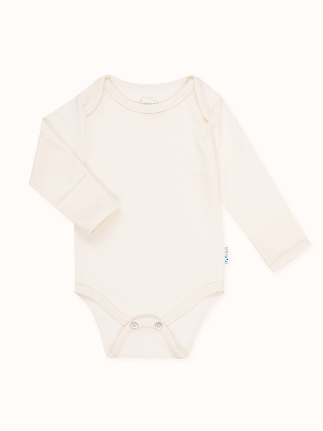 Baby Merino Bodysuit Superlove Merino White #colour_pure-ivory