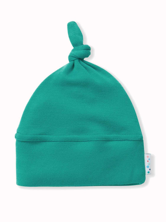 Merino baby hat green #colour_wild-green