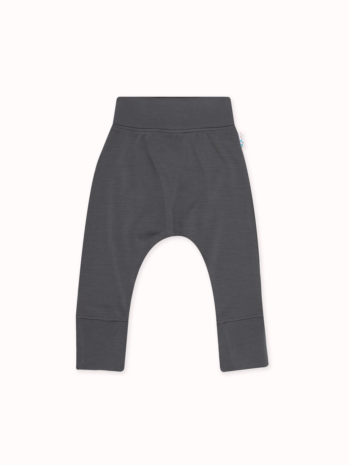 Merino baby legging grey #colour_thunder-grey