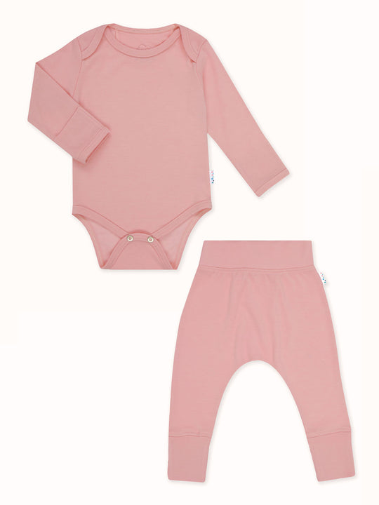 merino toddler thermal base layer pink still #colour_vintage-rose