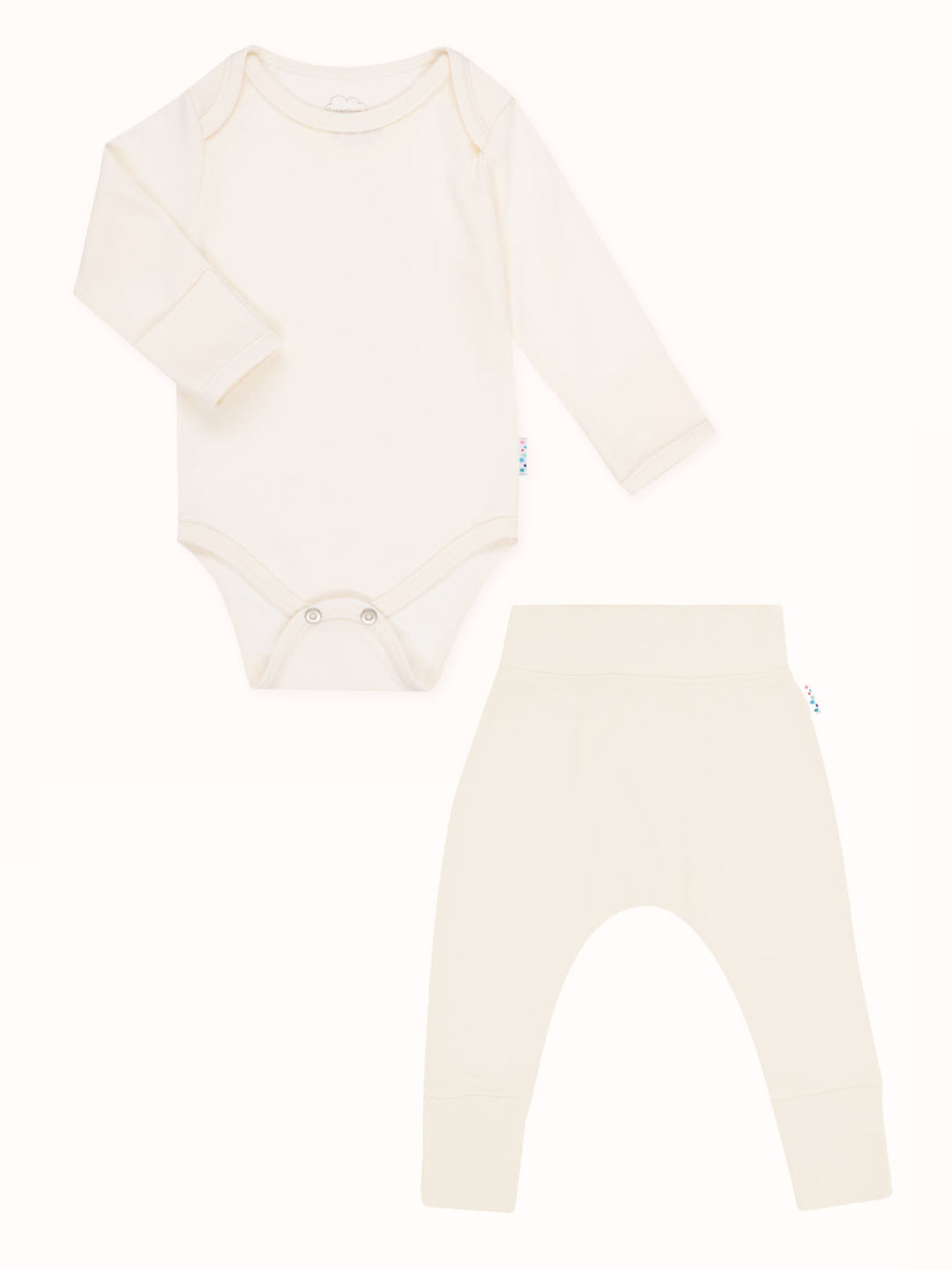 merino baby thermal base layer set white still #colour_pure-ivory