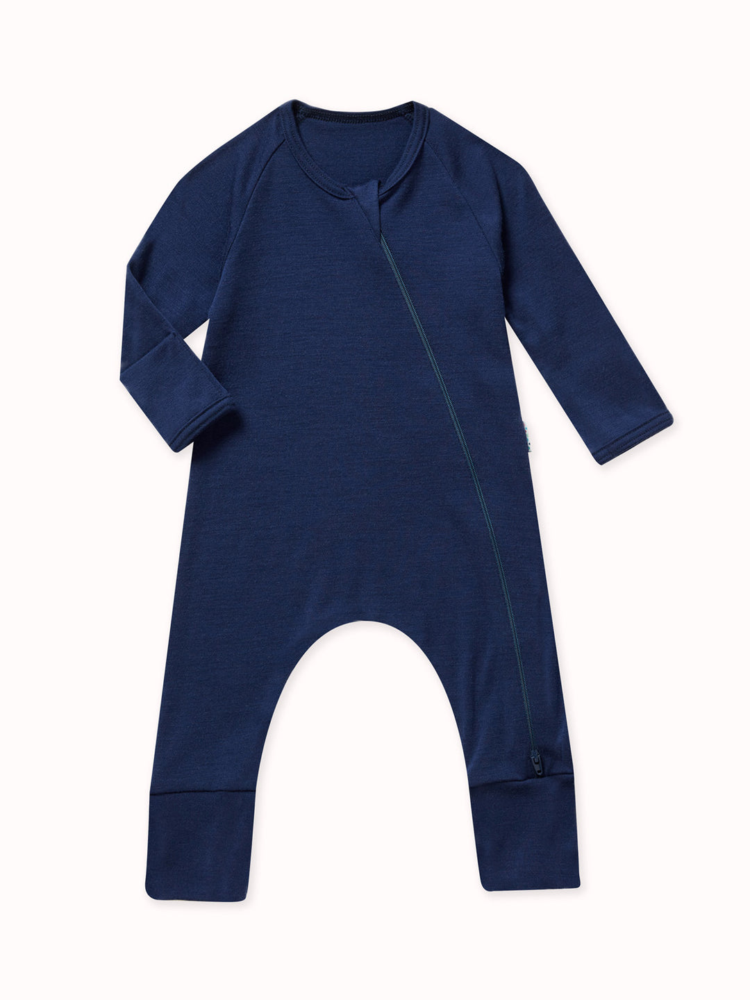 Imperfect Merino sleepsuit Imperfect Superlove Outlet #colour_french-navy