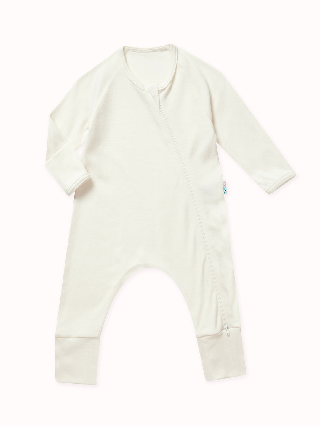 Imperfect Merino sleepsuit Imperfect Superlove Outlet #colour_pure-ivory