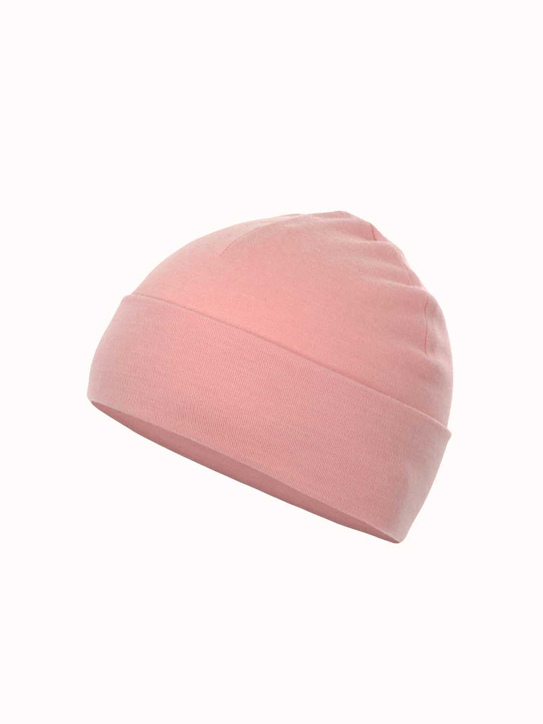 Merino beanie hat pink #colour_vintage-rose