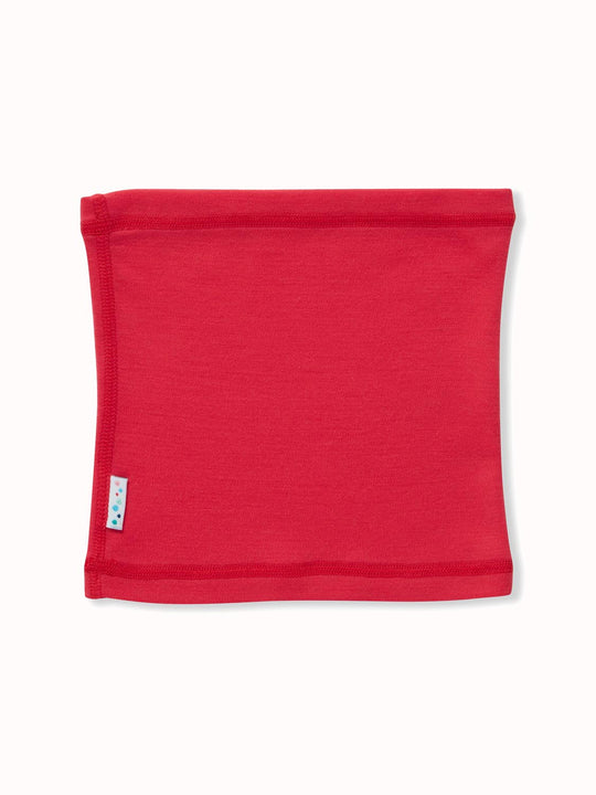Merino headband red #colour_soft-red