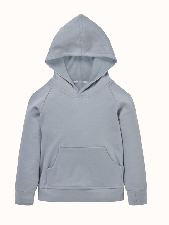 Merino kids hoodie grey #colour_cloud-grey