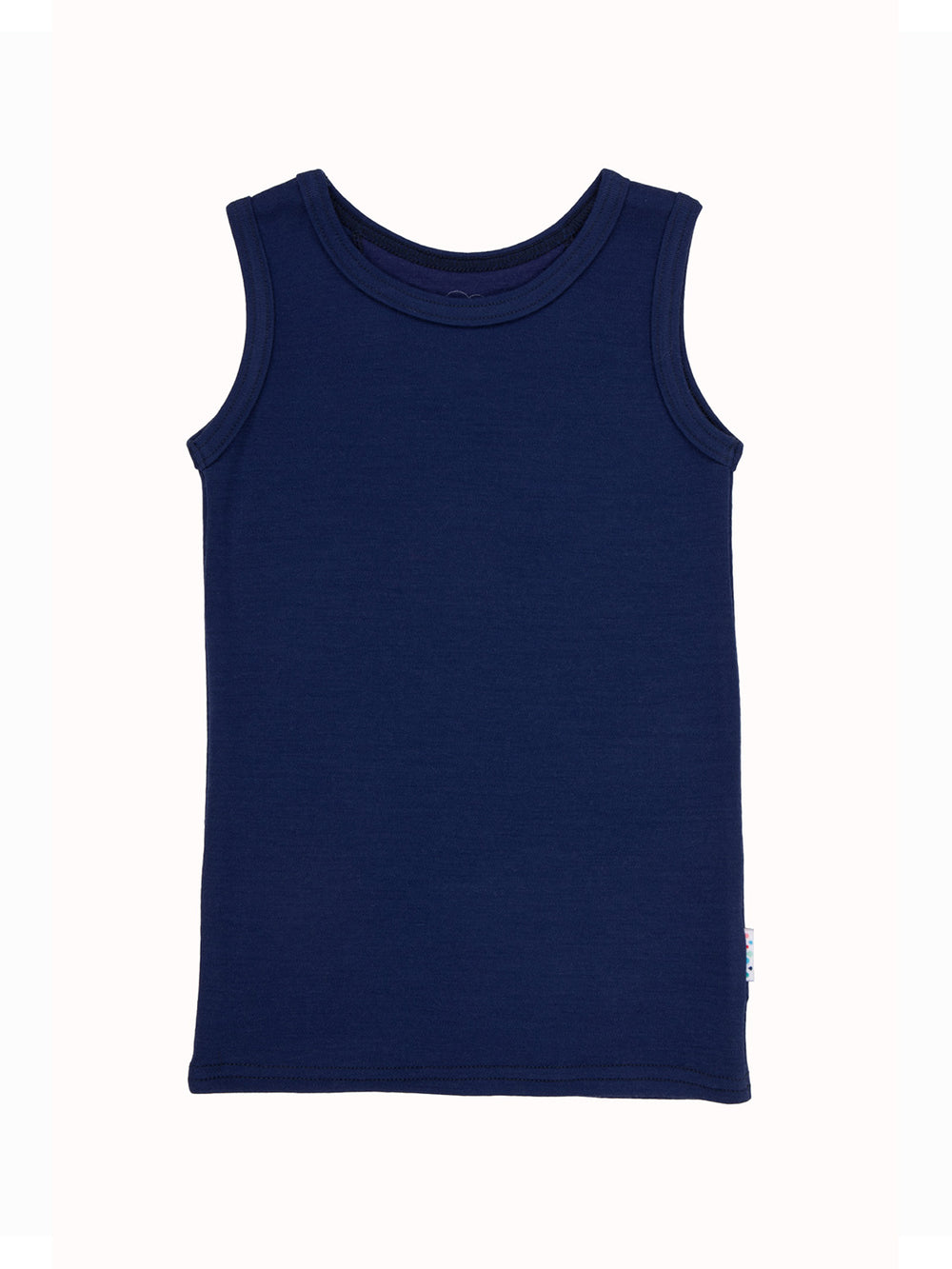 Imperfect factory second Superlove merino vest #colour_french-navy