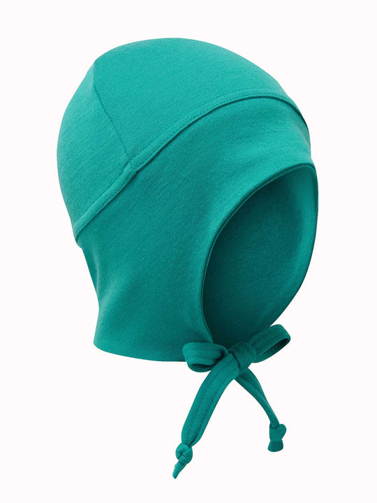 Merino Baby & Toddler Reversible Hat Accessory Superlove Merino Green #colour_wild-green