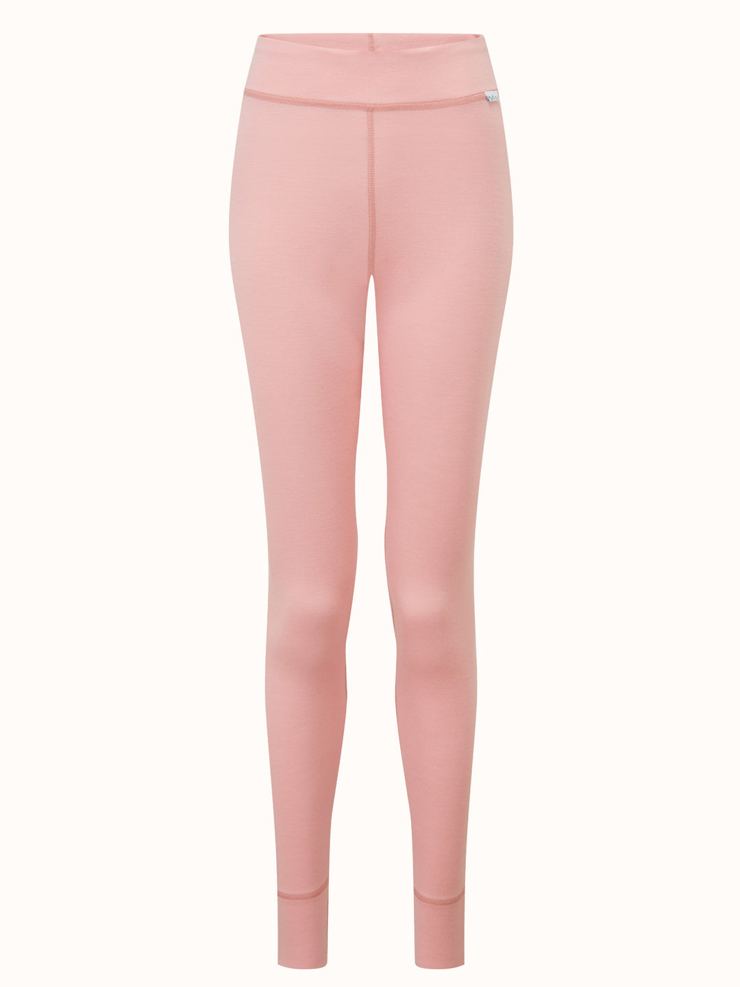 Merino womens baselayer thermal legging pink #colour_vintage-rose