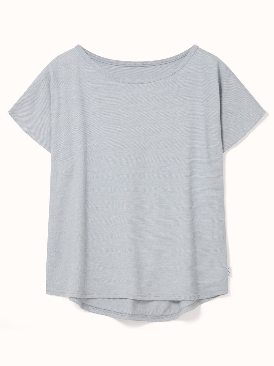 womens merino T-shirt still superlove merino grey #colour_cloud-grey-melange