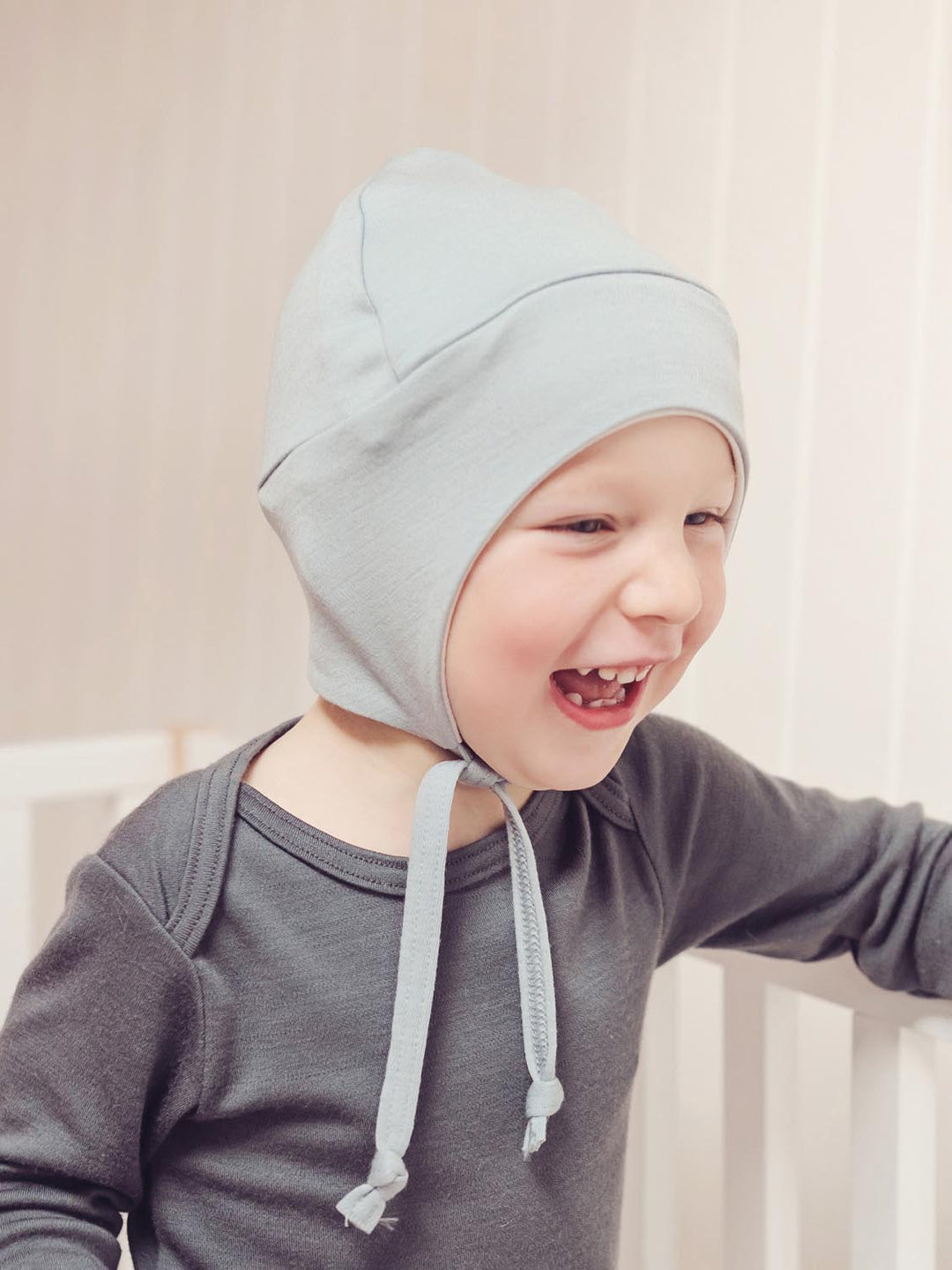 Merino Baby & Toddler Reversible Hat Accessory Superlove Merino #colour_cloud-grey
