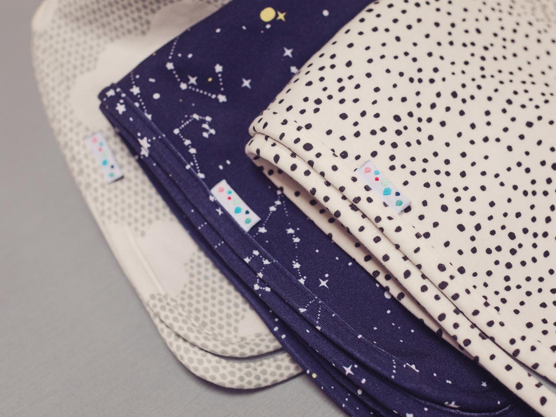 merino baby cot blankets detail #colour_speckle