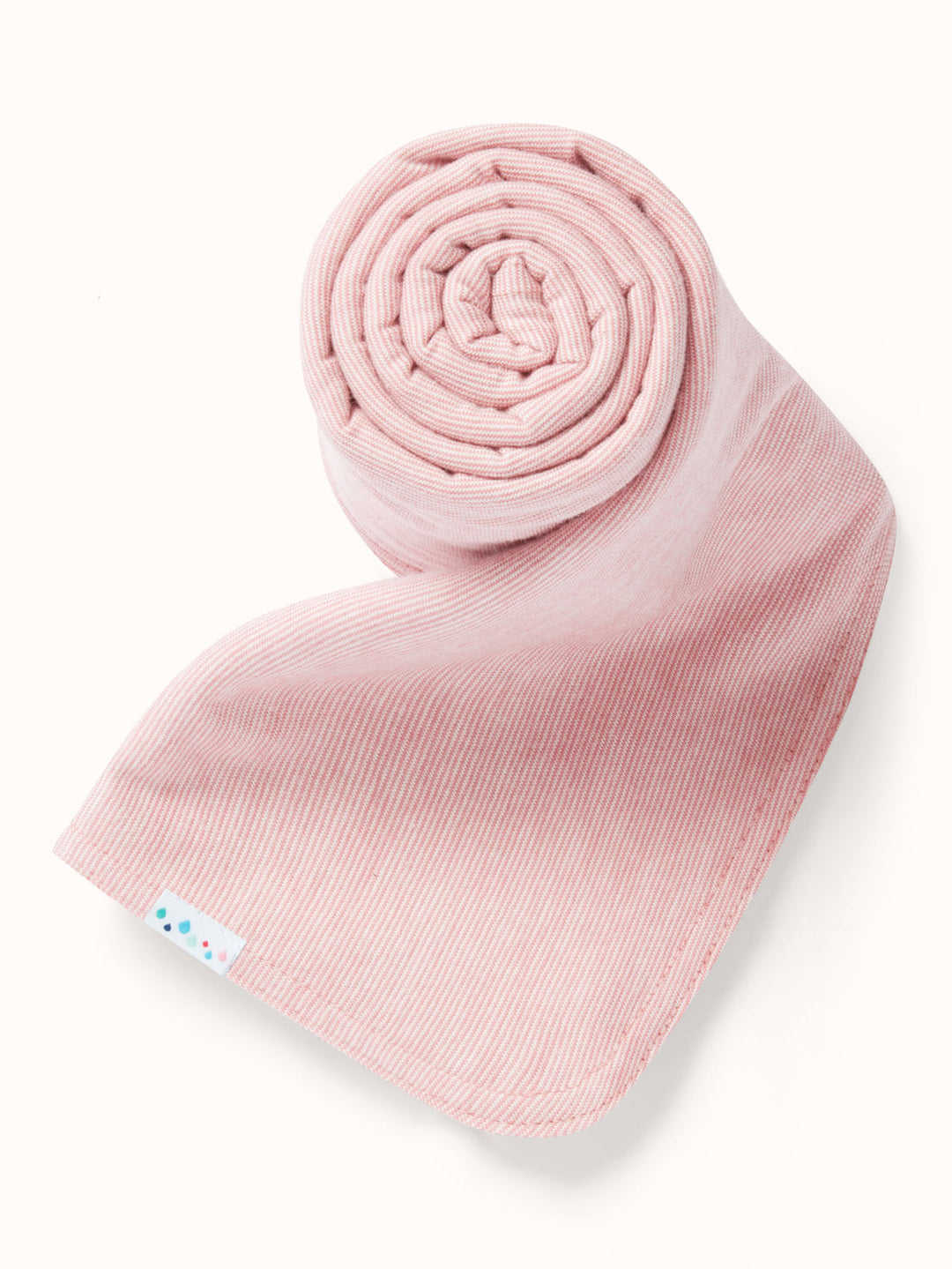 merino baby swaddle blanket pink superlove #colour_vintage-rose-melange