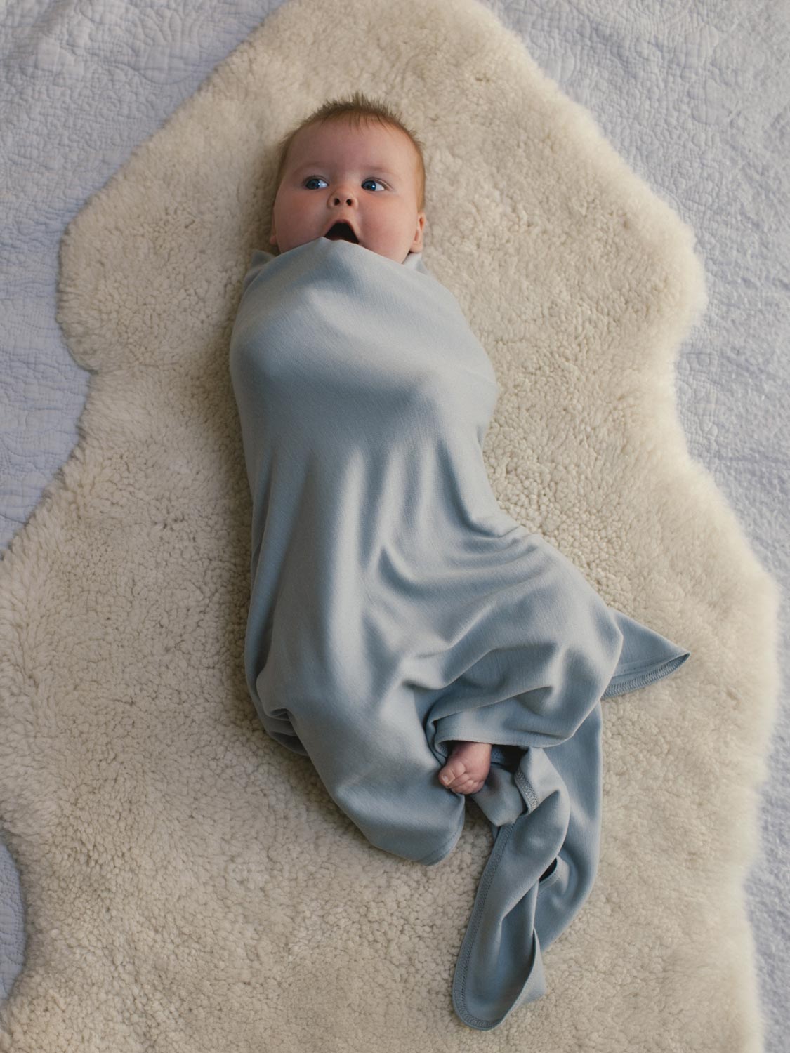 Merino Baby Swaddle Blanket