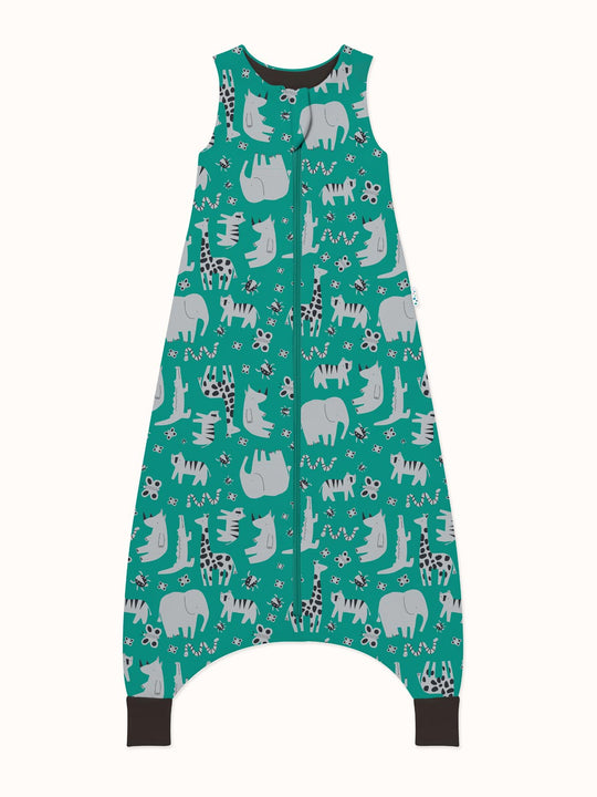 Merino toddler sleeping bag safari animals  imperfect #colour_on-safari