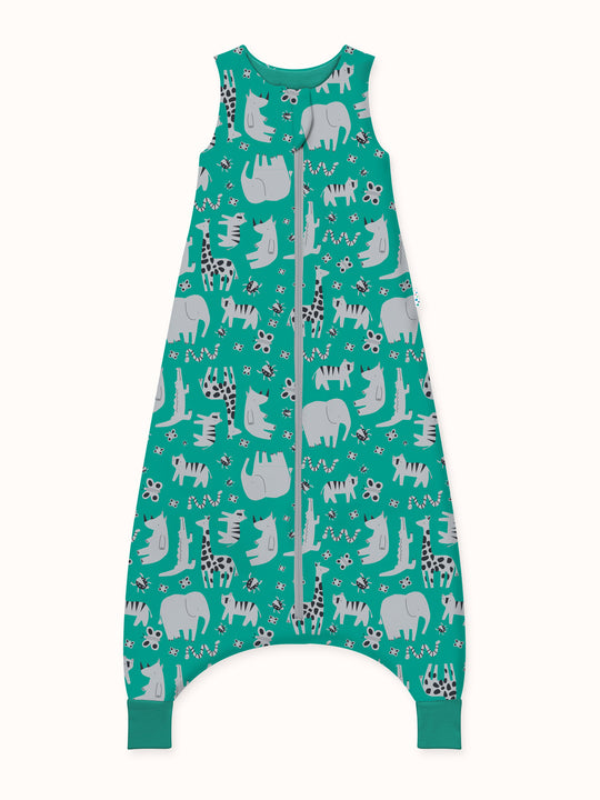 Merino toddler sleeping bag safari animals  imperfect #colour_on-safari