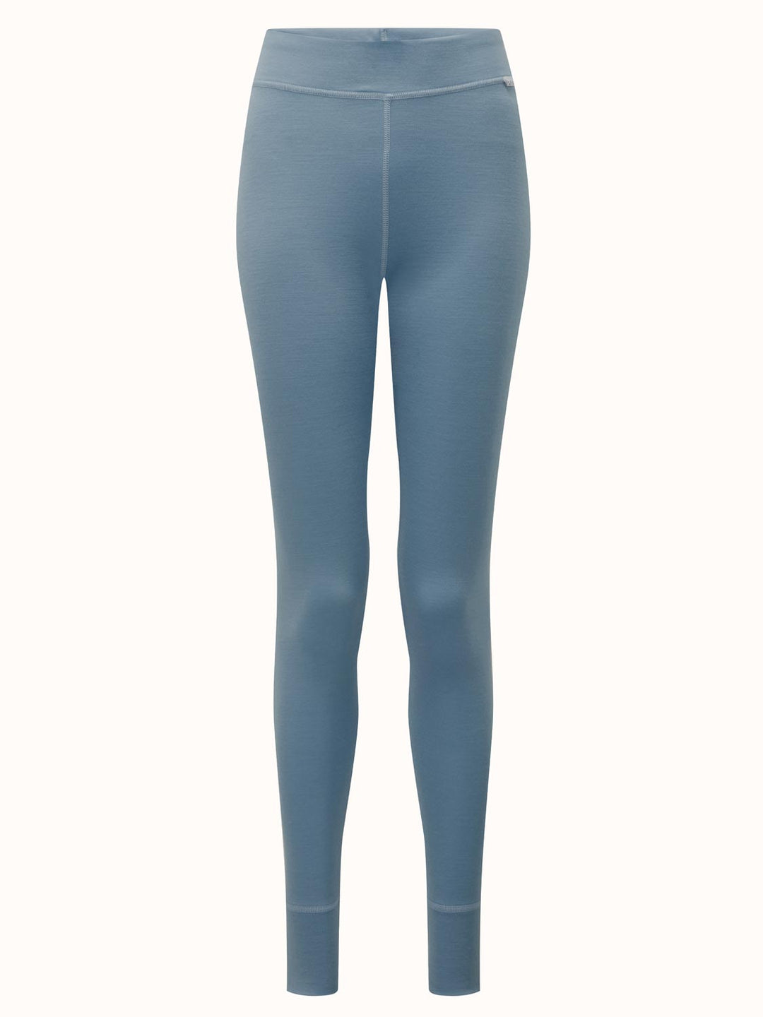 Merino womens baselayer thermal legging blue #colour_lake