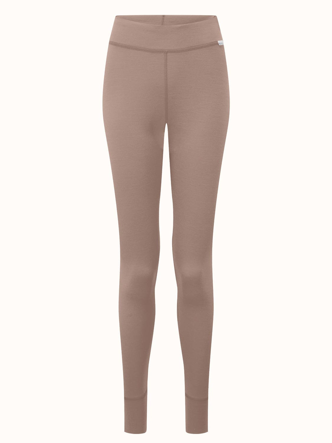 Merino womens baselayer thermal legging neutral beige #colour_pebble