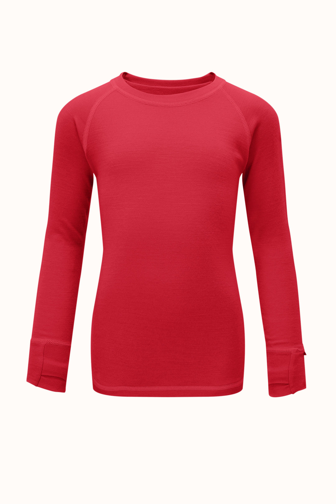 Imperfect Merino Kids Base Layer Top Imperfect Superlove Outlet Soft Red #colour_soft-red
