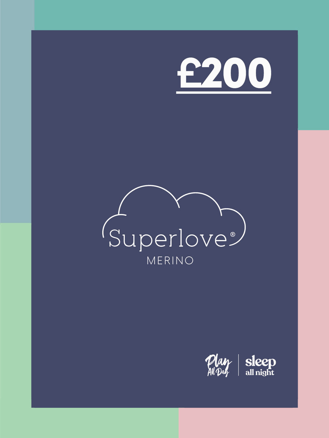 Gift Card Gift Cards Superlove Merino £200.00 GBP